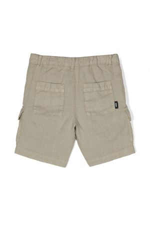 Straight-leg linen cargo shorts ASPESI KIDS | S23008PBL6000511